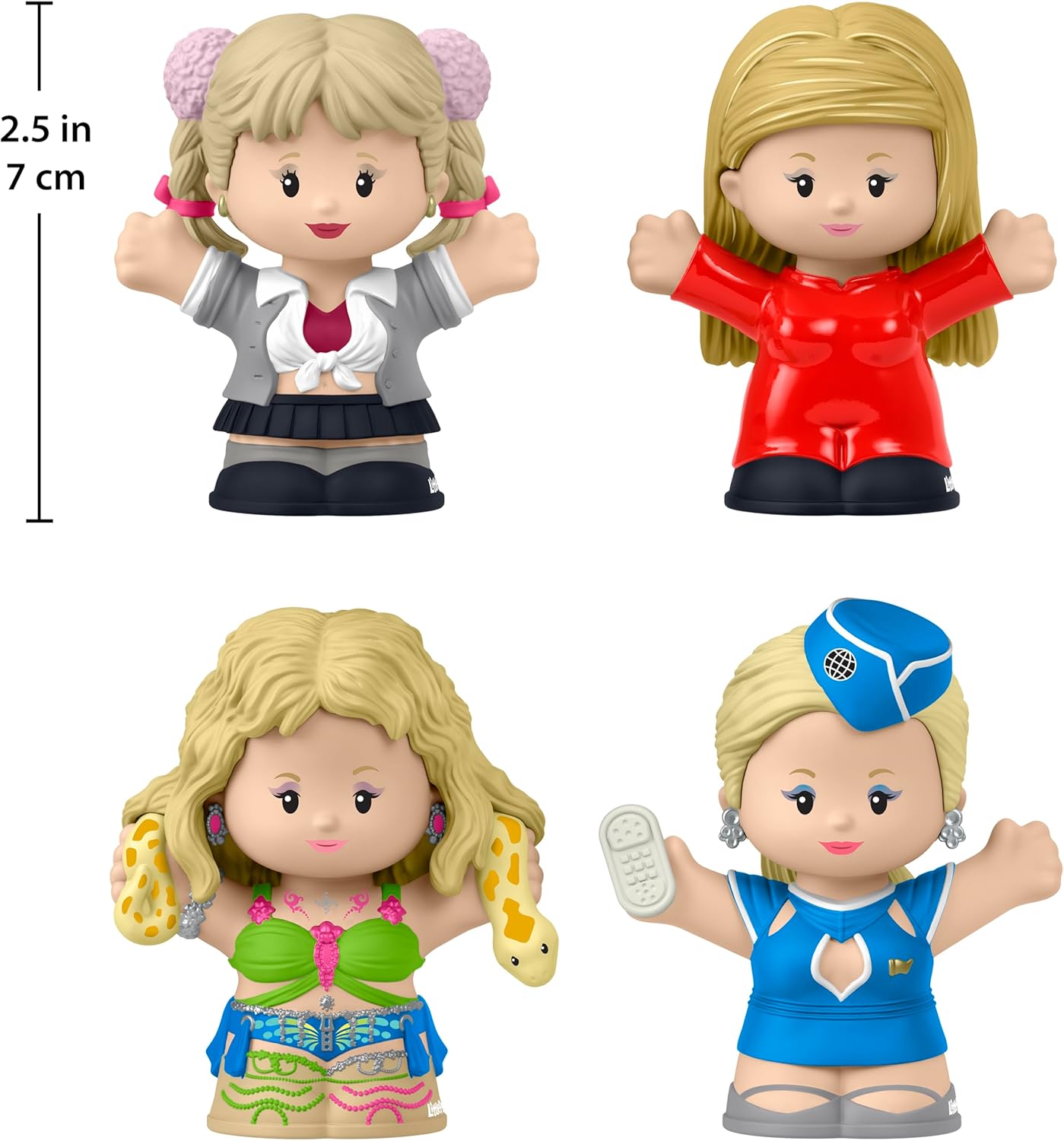 Little People Collector Britney Spears Special Edition Set for Adults & Fans, 4 Figures in a Display Box