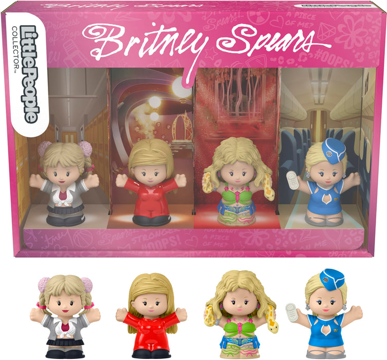 Little People Collector Britney Spears Special Edition Set for Adults & Fans, 4 Figures in a Display Box
