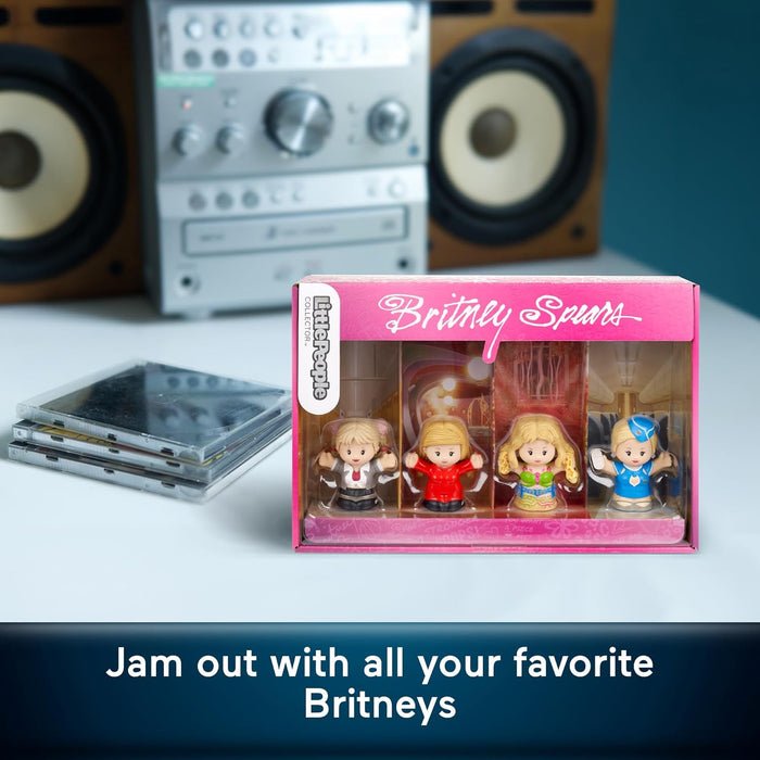 Little People Collector Britney Spears Special Edition Set for Adults & Fans, 4 Figures in a Display Box