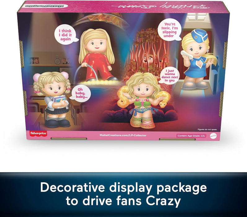Little People Collector Britney Spears Special Edition Set for Adults & Fans, 4 Figures in a Display Box