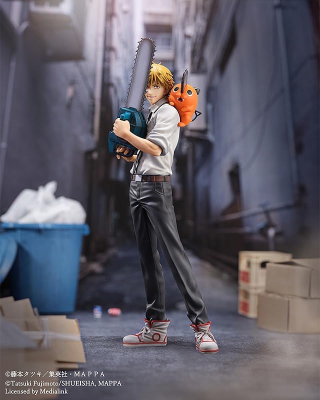 Chainsaw Man statuette Luminasta PVC 1/7 Denji & Pochita 24 cm