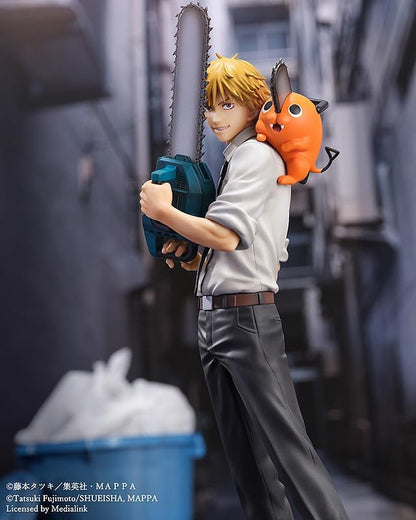 Chainsaw Man statuette Luminasta PVC 1/7 Denji & Pochita 24 cm
