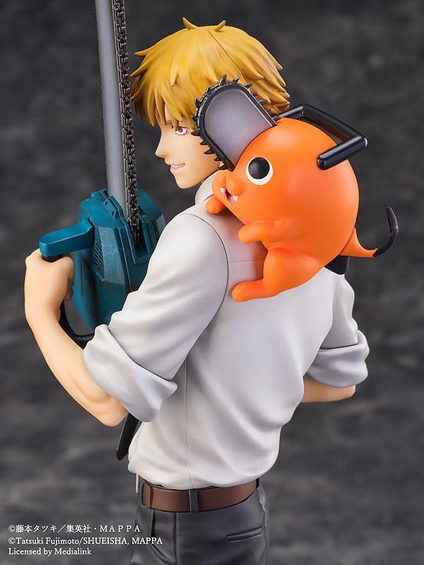 Chainsaw Man statuette Luminasta PVC 1/7 Denji & Pochita 24 cm