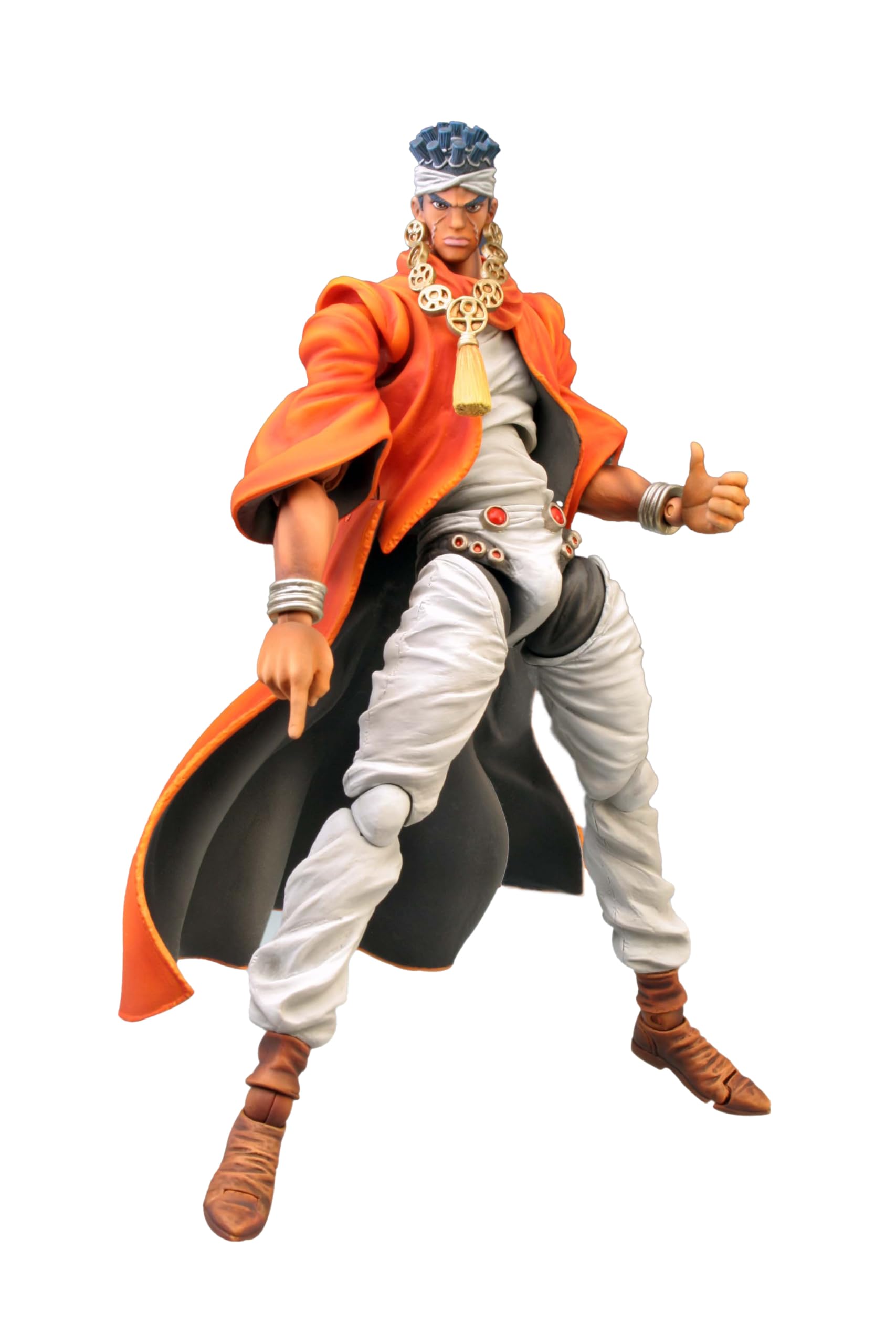 Super Action Statue JoJo's Bizarre Adventure Part 3 Mohamed Avdur, Approx. 5.9 inches (150 mm), PVC, ABS & Nylon, Painted Action Figure
