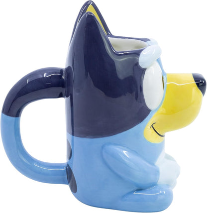 Bluey 190ml 3D Shaped Ceramic Mug in Gift Box