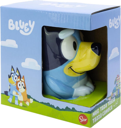 Bluey 190ml 3D Shaped Ceramic Mug in Gift Box