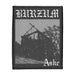 Plastichead Burzum Aske Band Logo Sew On Patch, Black, One size