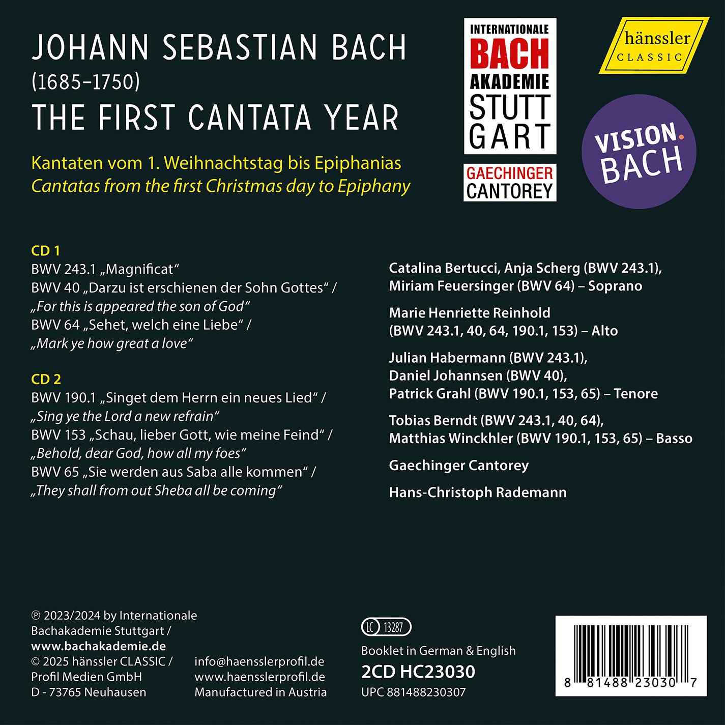 Johann Sebastian Bach: The First Cantata Year - Volume 6