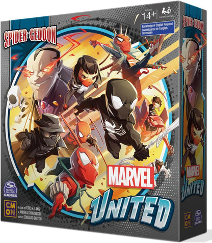 CMON | Marvel United: Spider-Geddon | Miniatures Board Game | Ages 14+ | 1-5 Players | 45+ Minutes Playing Time