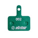 Sinter Disc Brake Pads - 002 Shimano B Green S2032