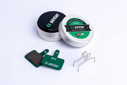 Sinter Disc Brake Pads - 002 Shimano B Green S2032