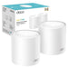 TP-Link Deco X10 AX1500 Whole Home Dual-Band Mesh Wi-Fi 6 System, AI-Driven, Coverage up to 3900ft²,Connect up to 120 devices,Idea for Gaming&4K, Easy Setup, Works with Alexa and Google home,Pack of 2