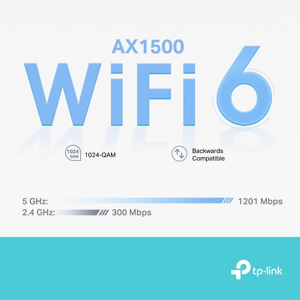 TP-Link Deco X10 AX1500 Whole Home Dual-Band Mesh Wi-Fi 6 System, AI-Driven, Coverage up to 3900ft²,Connect up to 120 devices,Idea for Gaming&4K, Easy Setup, Works with Alexa and Google home,Pack of 2