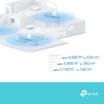 TP-Link Deco X10 AX1500 Whole Home Dual-Band Mesh Wi-Fi 6 System, AI-Driven, Coverage up to 3900ft²,Connect up to 120 devices,Idea for Gaming&4K, Easy Setup, Works with Alexa and Google home,Pack of 2