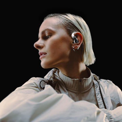 Nothing Ear (open) wireless open headphones with Dual mics and AI Clear Voice, Open Sound Technology, IP54 water resistant, 30 hours of playback and Advanced EQ - White