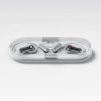 Nothing Ear (open) wireless open headphones with Dual mics and AI Clear Voice, Open Sound Technology, IP54 water resistant, 30 hours of playback and Advanced EQ - White