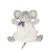 KALOO - Kleine Lieder – Schmusetuch Elefant grau – Schmusetuch Baby – Plüsch Handpuppe 24 cm – Erlebnisspiel – ab Geburt, K210004 Modern