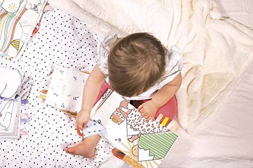Kaloo K962782 weiches Aktivitätsbuch für Babys „The Angry Fox“