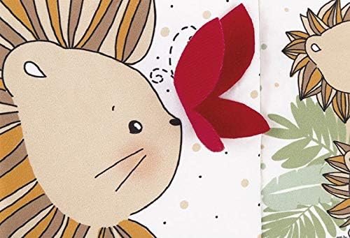 Kaloo K962783 Soft Activity Book, The Curious Lion, Multicolor