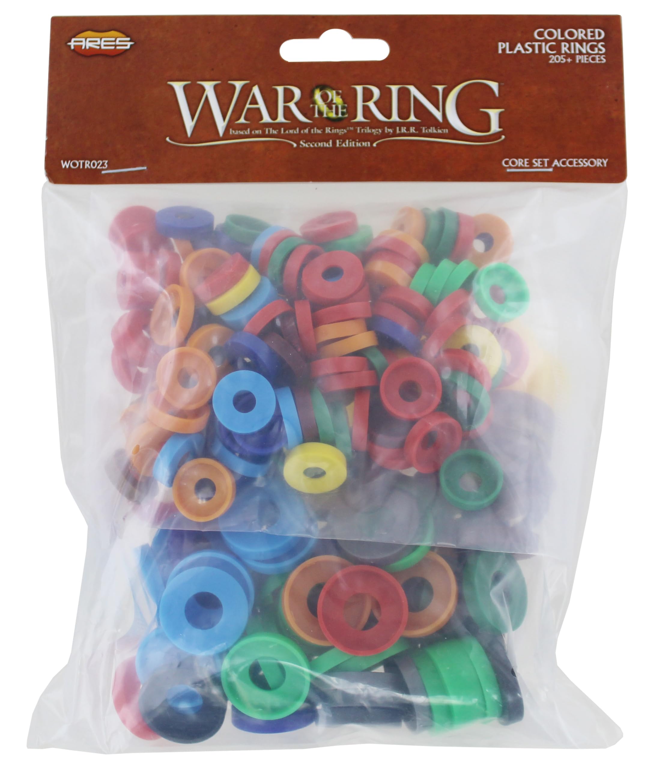 Ares Games War of The Ring Colored Plastic Rings (205+ Pieces