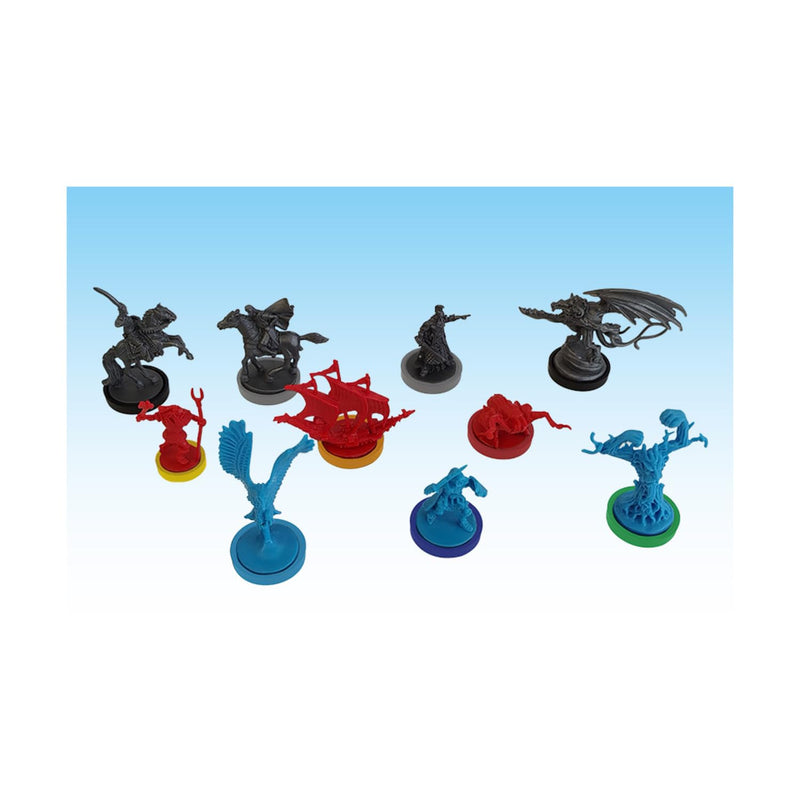 Ares Games WOTR024 - War of The Ring - Colored Plastic Rings (65+ Pieces) Expansion Accessory
