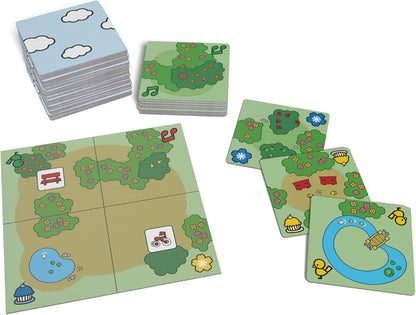 Hello Kitty: Day at The Park - Tile Laying Family Board Game, Play As Hello Kitty Characters, Officially Licensed, Ages 8+, 2-4 Players