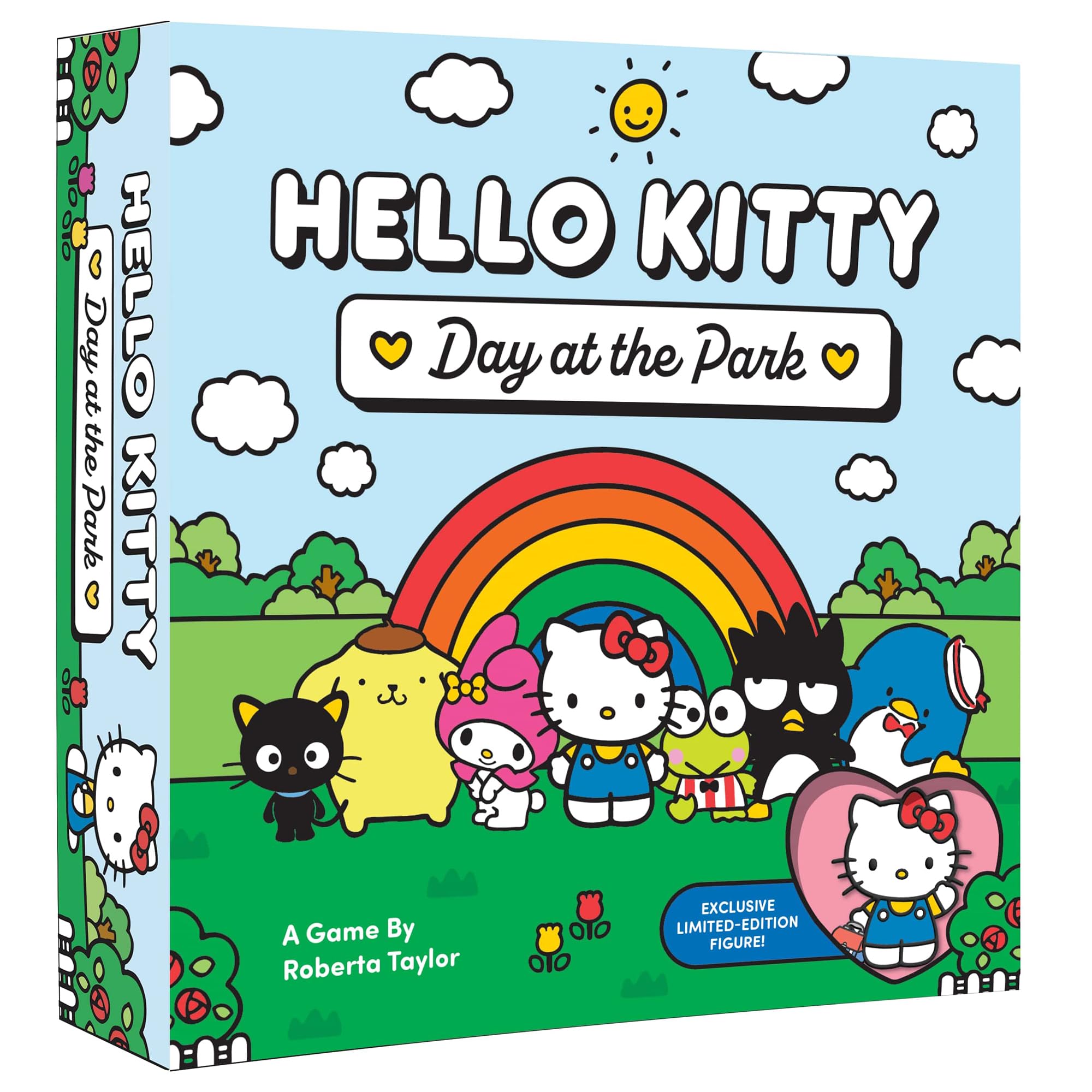 Hello Kitty: Day at The Park Deluxe - Tile Laying Family Board Game, Play As Hello Kitty Characters, Licensed, Ages 6+, 2-4 Players