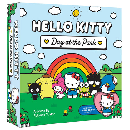 Hello Kitty: Day at The Park Deluxe - Tile Laying Family Board Game, Play As Hello Kitty Characters, Licensed, Ages 6+, 2-4 Players