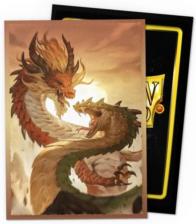 Arcane Tinmen ApS ART12616 Dragon Shield: Japanese Matte Dual Art - Year fo The Wood Snake 2025 (60