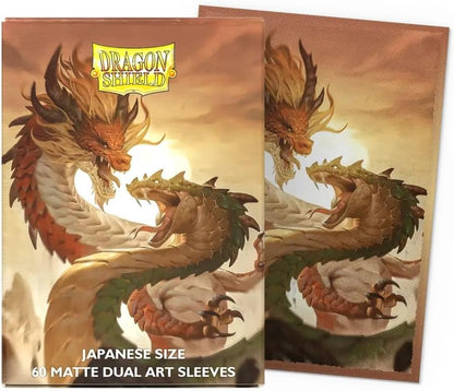 Arcane Tinmen ApS ART12616 Dragon Shield: Japanese Matte Dual Art - Year fo The Wood Snake 2025 (60