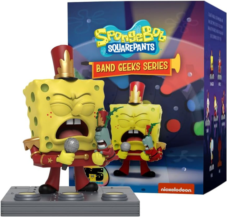 Mighty Jaxx SpongeBob SquarePants Band Geek Series | Sealed Tray of 6 - Contains No Duplicates | Blind Box Toy Collectible Figurines