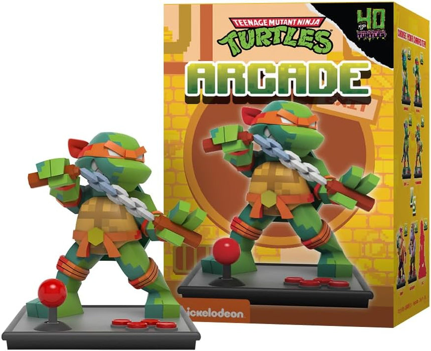 Mighty Jaxx Arcade: Teenage Mutant Ninja Turtles | Sealed Tray of 6 - Contains No Duplicates | Blind Box Toy Collectible Figurines