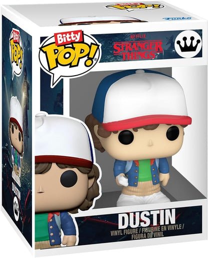 Funko Pop! Bitty: Stranger Things - Dustin, Lucas, Eleven (with Electrodes), and Mystery Chase Figure (Style May Vary)