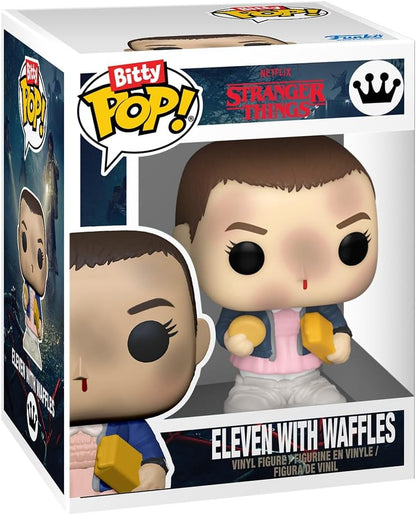 Funko Pop! Bitty: Stranger Things - Eleven with Waffles, Mike, Jonathan, and Mystery Chase Figure (Style May Vary)