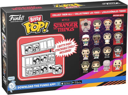 Funko Pop! Bitty: Stranger Things - Eleven with Waffles, Mike, Jonathan, and Mystery Chase Figure (Style May Vary)