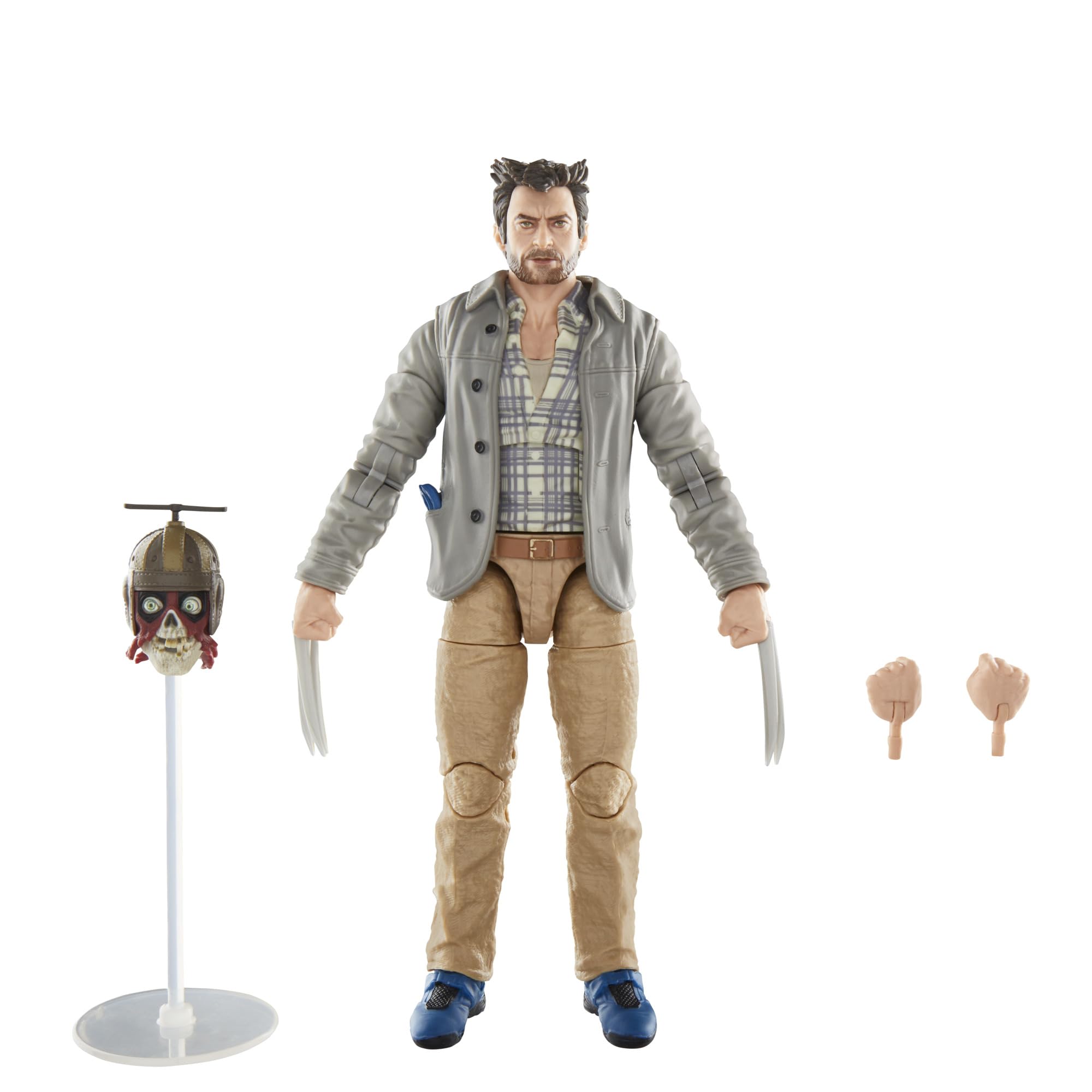 Marvel Legends Series Headpool mit Marvel’s Logan, Deadpool & Wolverine Action-Sammelfigur (Skala 15 cm) für Erwachsene