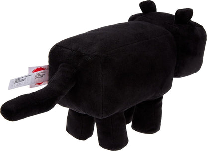 Minecraft Black Cat Plush Character, 8-inch Collectible Soft Doll Inspired by The Video Game