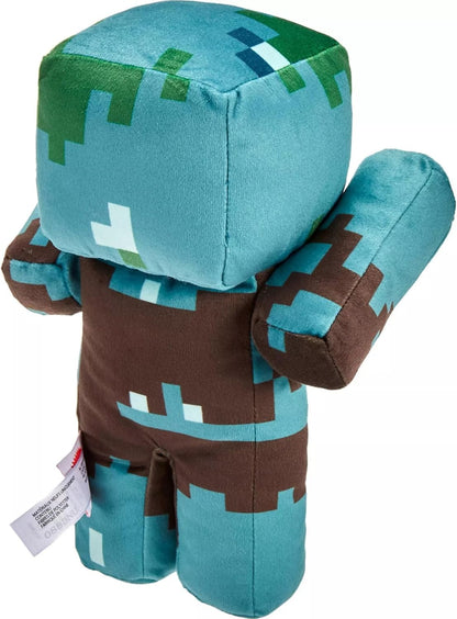 Minecraft 8" Drowned Zombie Plush