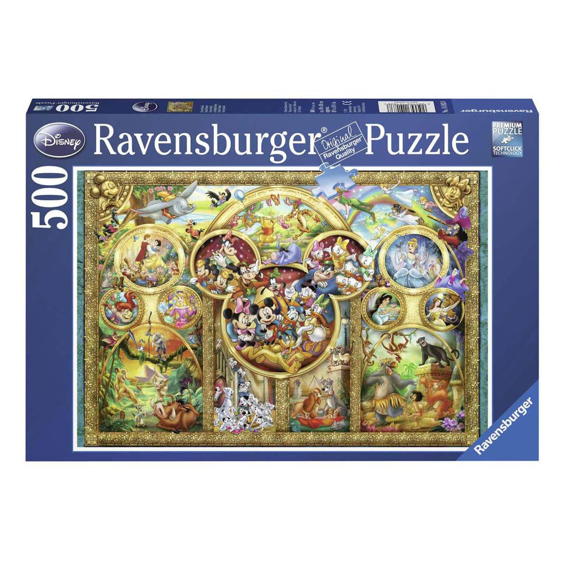 Puzzel 500 stukjes disney familie