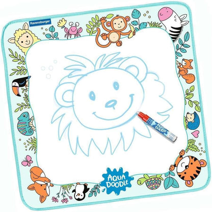 Ravensburger 4565 Aquadoodle Animals - Erstes Malen für Kinder ab 18 Monate - Malset für fleckenfreien Malspaß mit Wasser - inklusive Matte und Stift