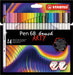 Stabilo - STABILO Pen 68 Brush - Viltstift - ARTY - Set Met 24 Stuks