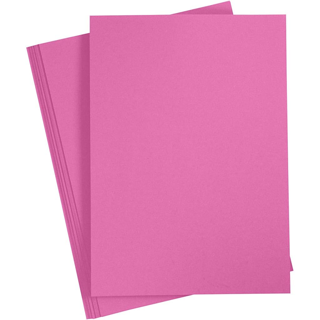 Creativ Company - Gekleurd Karton Roze A4 20 vel
