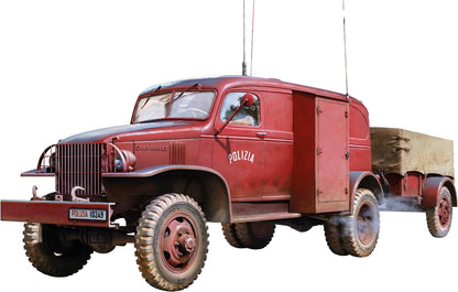 MiniArt - Model vrachtwagen K-51 Radio Truck met Trailer 37062| 1:35 modelbouw promo tank