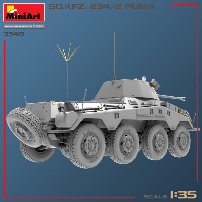 Miniart - sd.kfz.234/2 puma 1/35 - miniart 35419