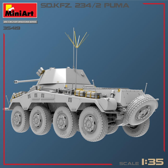 Miniart - sd.kfz.234/2 puma 1/35 - miniart 35419