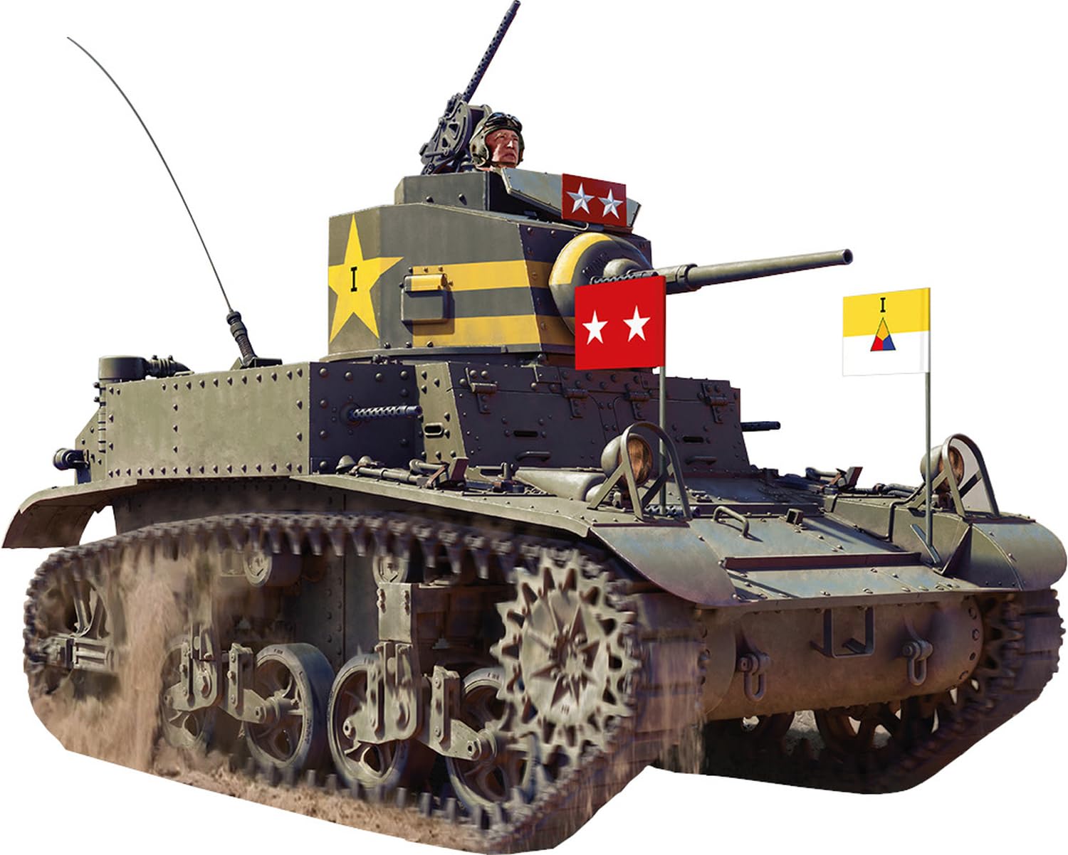 Miniart - m3 stuart 1/35 - miniart 35404