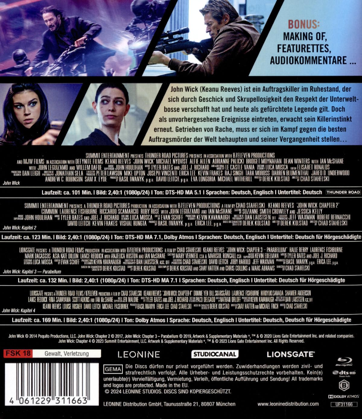 John Wick - Kapitel 1-4