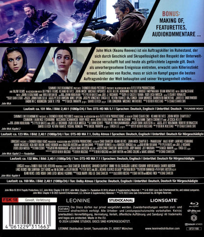 John Wick - Kapitel 1-4