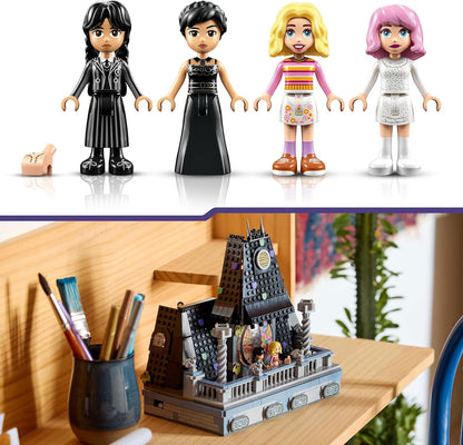 LEGO Wednesday Addams Figure Set, Collectible Building Toy for Kids, Includes 2 Faces & Outfits, plus Classic Character Thing for Creative Role Play, Birthday Gift for Girls and Boys 76780