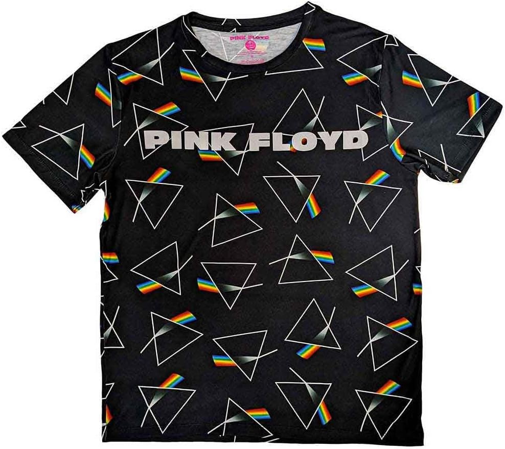 Pyjamas # Large Unisex Black # Prism Repeat
